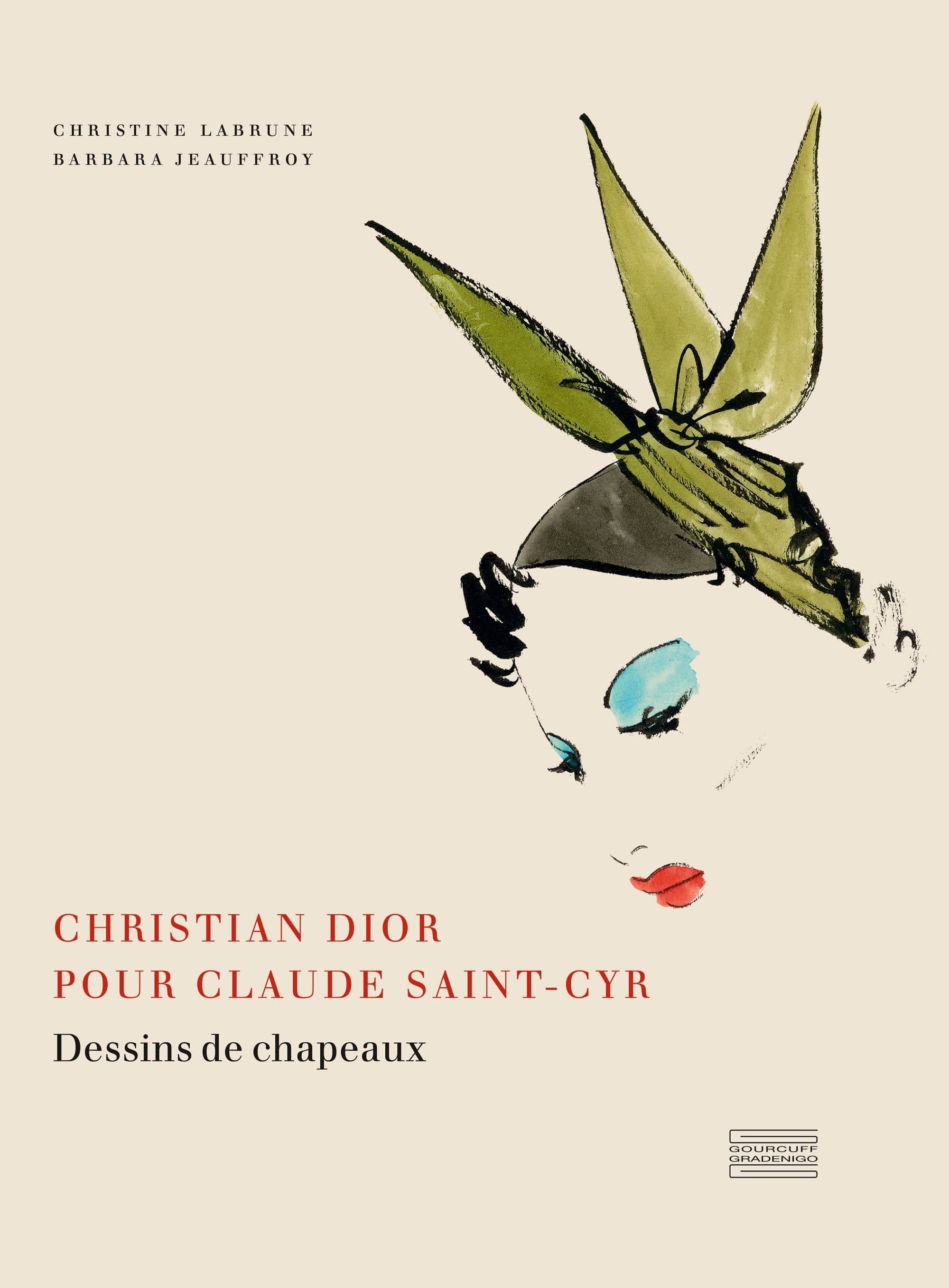 Christian Dior pour Claude Saint-Cyr. Dessins de chapeaux